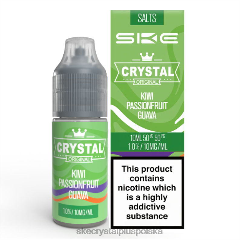 SKE sól krystaliczna - 10ml kiwi, marakuja, gujawa 62FJ115 SKE Vape Refills