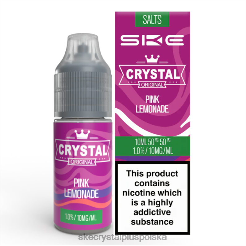 SKE sól krystaliczna - 10ml różowa lemoniada 62FJ117 SKE Vape Flavours