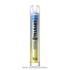 SKE Jednorazowy waporyzator z kryształową sztabką niebieska lemoniada razz 62FJ68 SKE Vape Authentication