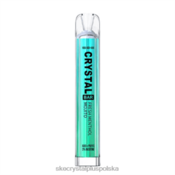 SKE Jednorazowy waporyzator z kryształową sztabką świeże mentolowe mojito 62FJ69 SKE Vape Review