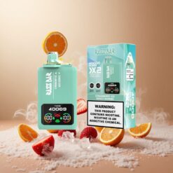 Truskawkowo-Jagodowy Lód Razz Bar 40000 Zaciągnięć Wyświetlacz Mocy vape wholesale Poland