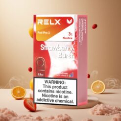 Truskawkowy Wybuch RELX Pod Pro 2 600 Zaciągnięć 3% Nikotyny vape wholesale Poland